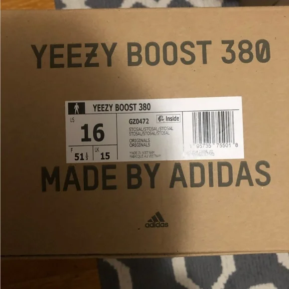 Adidas Yeezy Boots 380 Men’s Size 16 - Picture 9 of 9